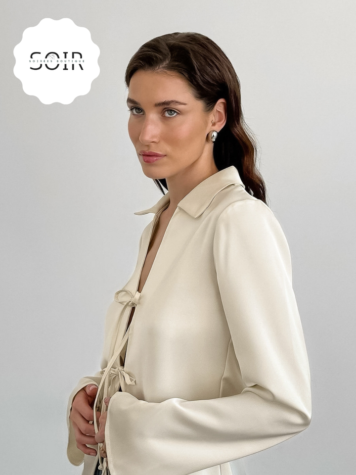 Opal Bow-Tie Cardigan