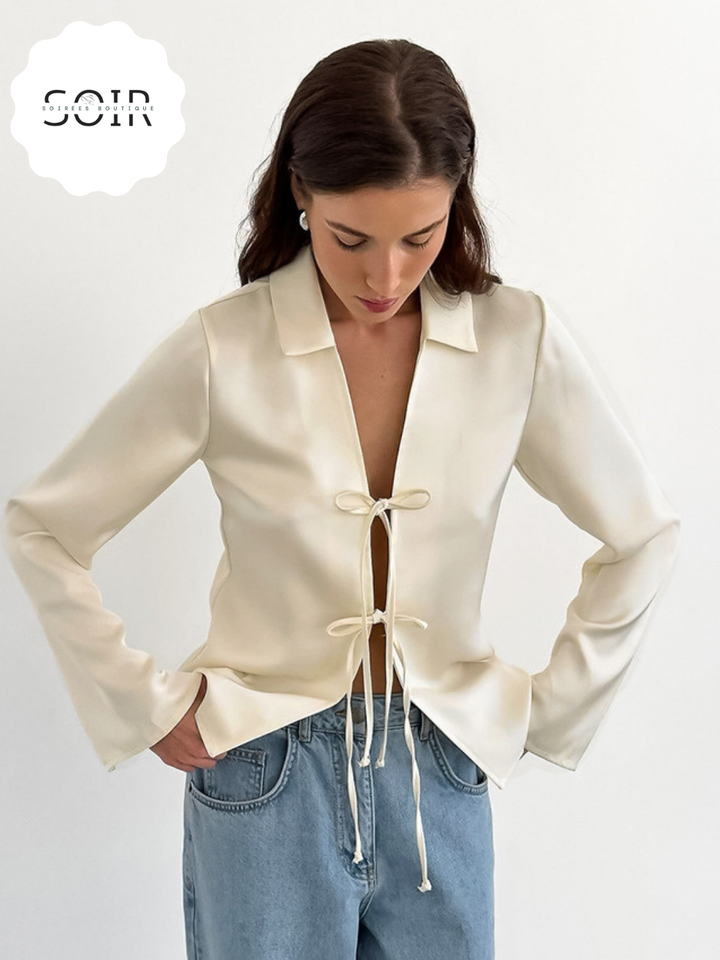 Opal Bow-Tie Cardigan