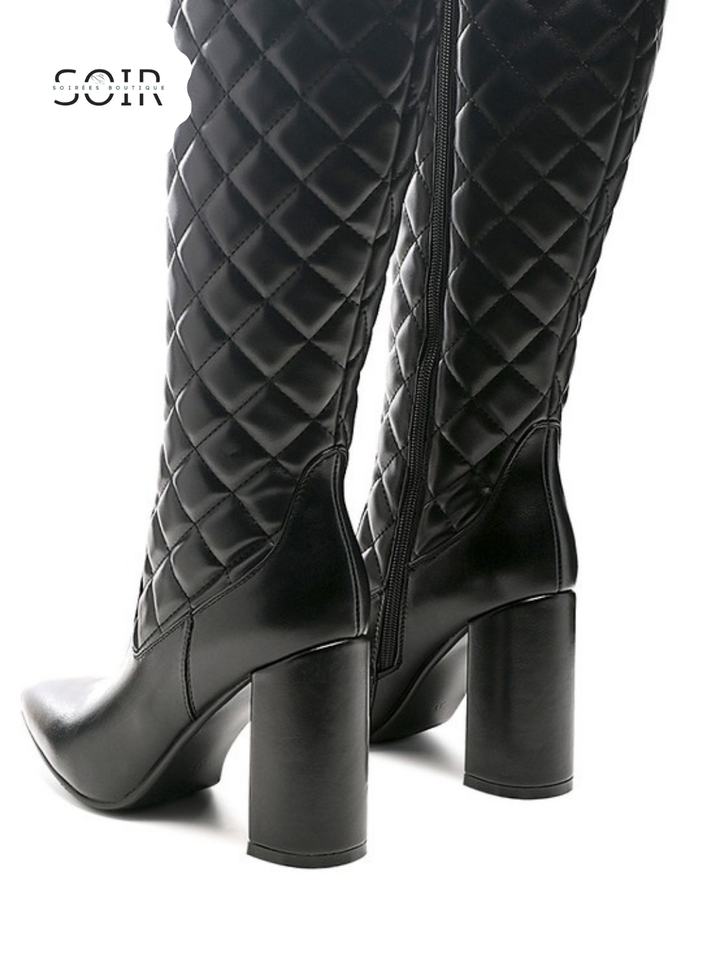 Pillow Talk Quilted Knee-High Boot