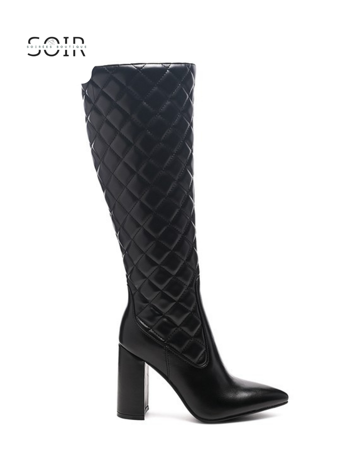 Pillow Talk Quilted Knee-High Boot