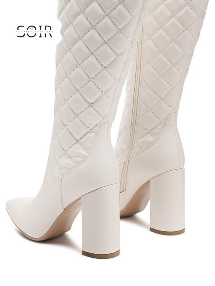 Pillow Talk Quilted Knee-High Boot