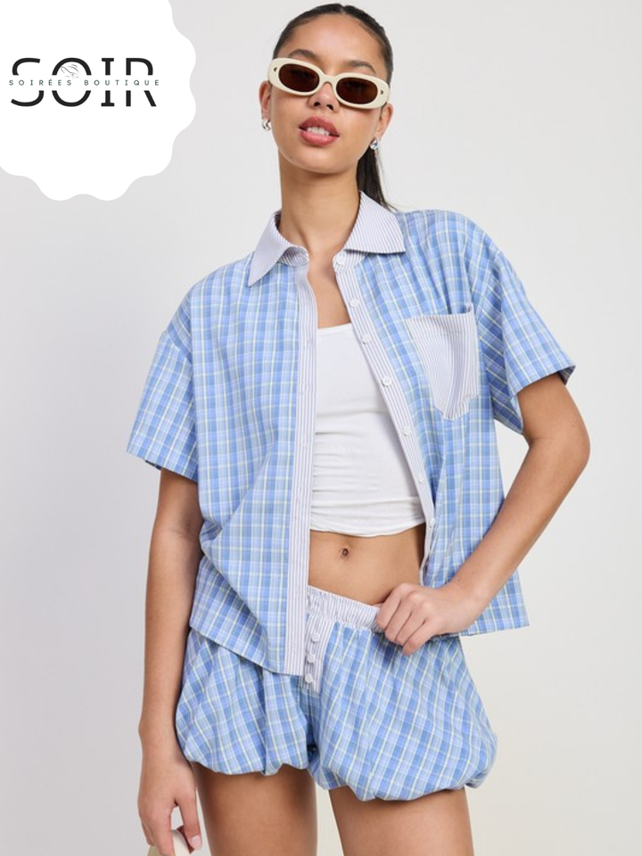 SugarPop Bubble Hem Shorts