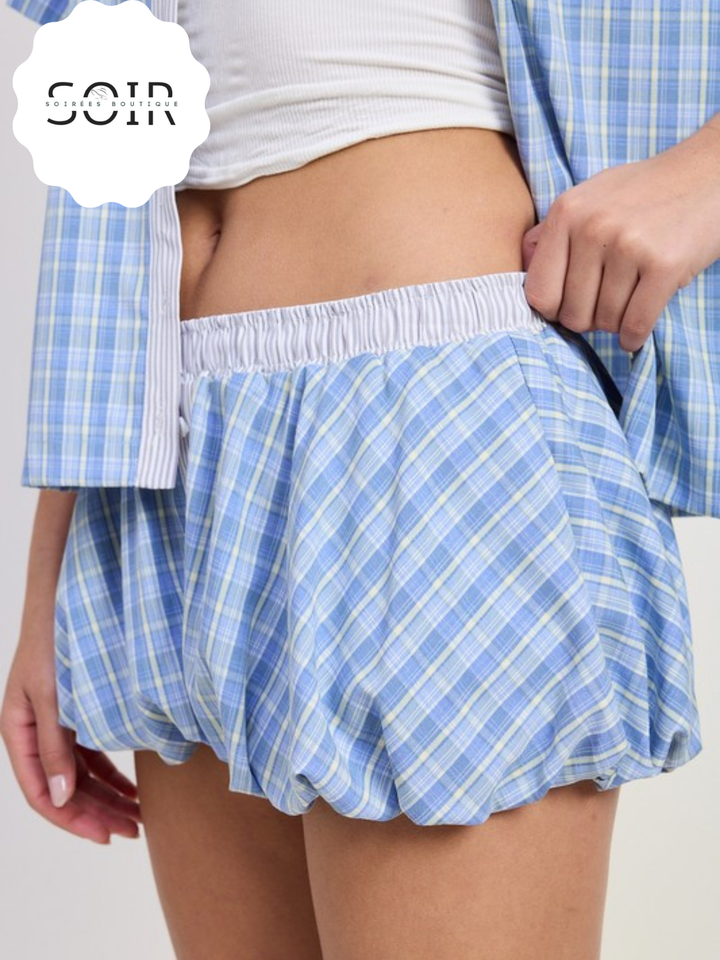 SugarPop Bubble Hem Shorts