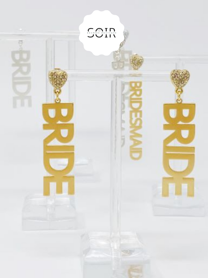Say I Do Bride Earrings - Soirées Boutique