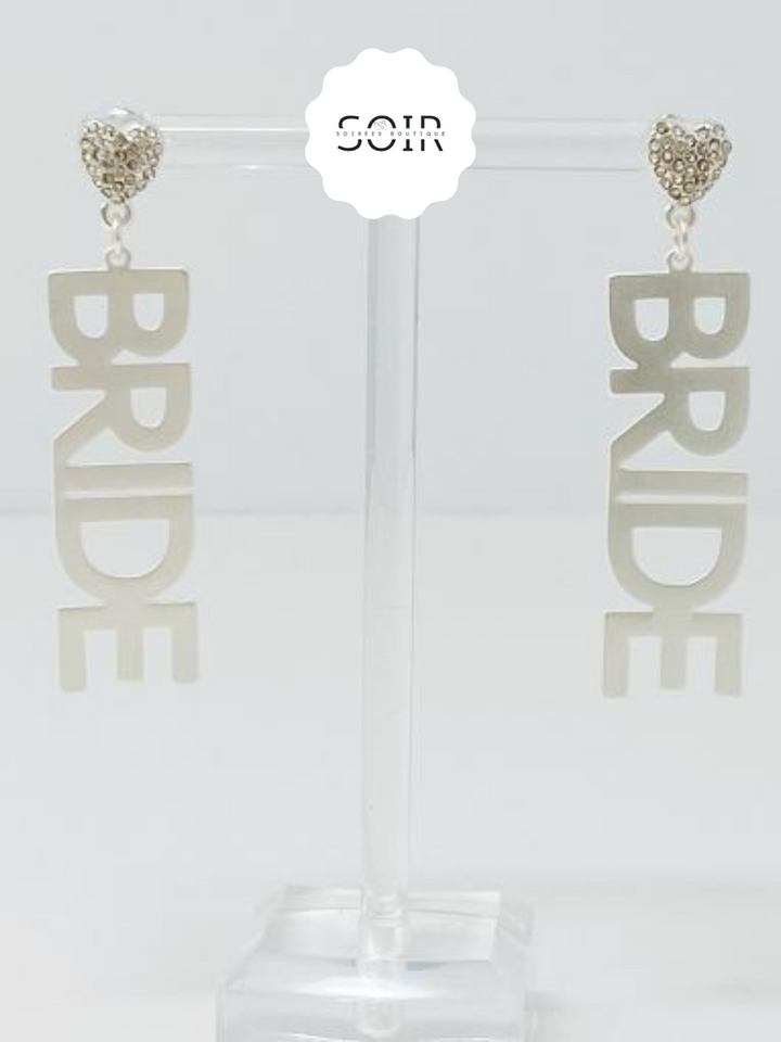 Say I Do Bride Earrings - Soirées Boutique
