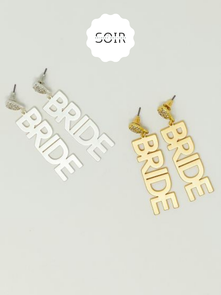 Say I Do Bride Earrings - Soirées Boutique