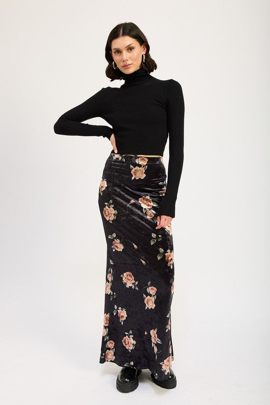 HIGH WAIST MAXI PENCIL SKIRT - Soirées Boutique