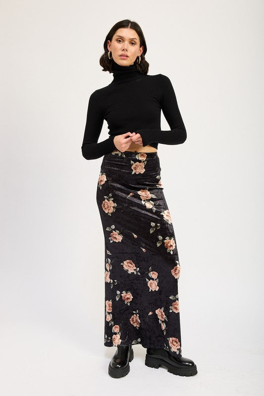 HIGH WAIST MAXI PENCIL SKIRT - Soirées Boutique