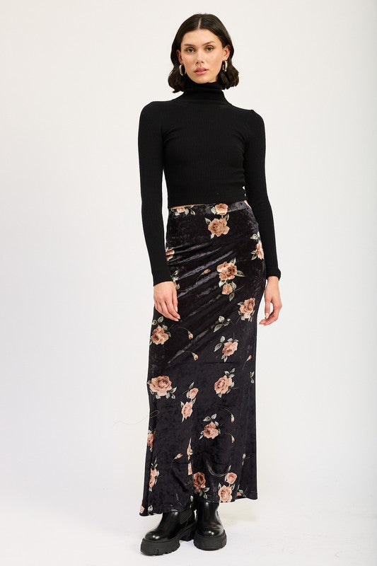 HIGH WAIST MAXI PENCIL SKIRT - Soirées Boutique