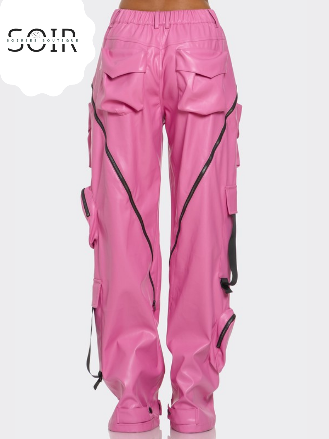 Fuchsia Combat Utility Cargo Pants