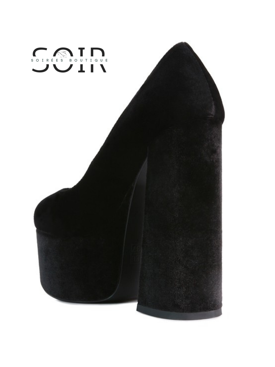 Velours de Minerve Velvet Platform Heels