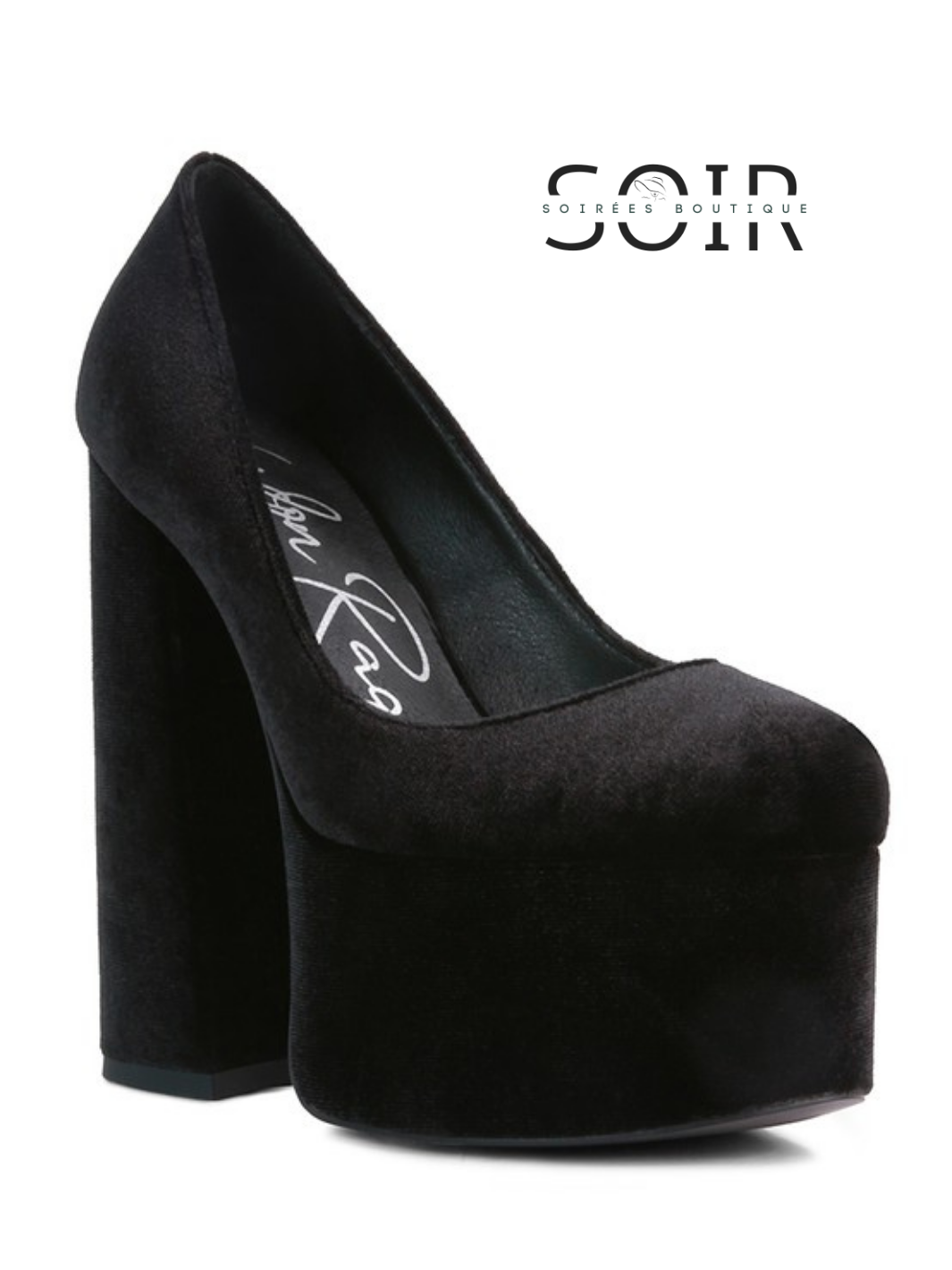 Velours de Minerve Velvet Platform Heels