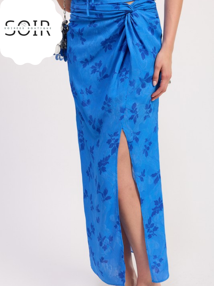 Ocean Bloom Sarong Skirt