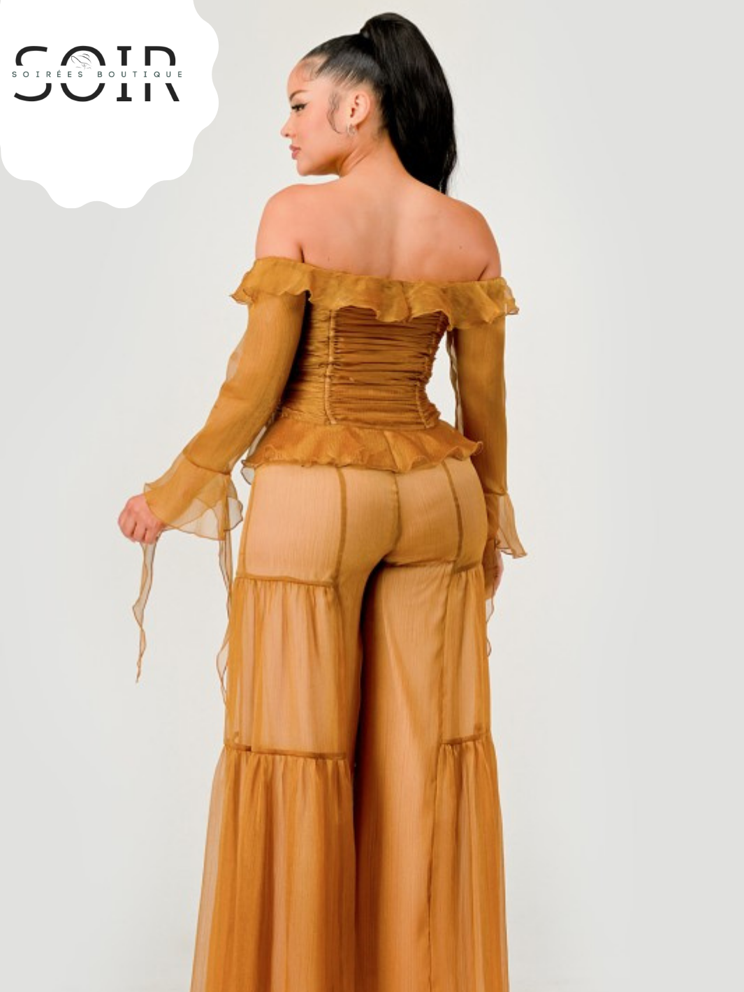 Amber Reign Sheer Set