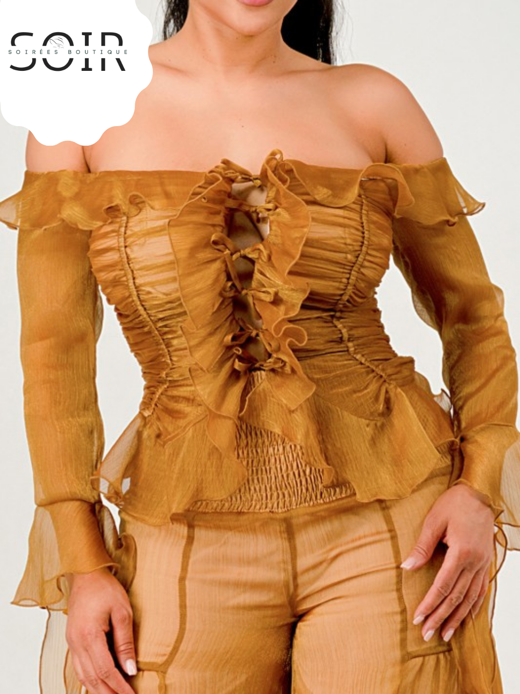 Amber Reign Sheer Set