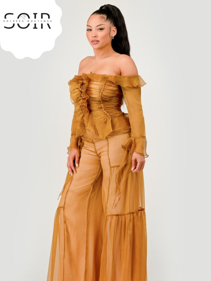 Amber Reign Sheer Set