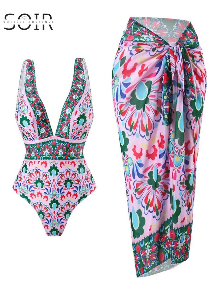 Coastal Oracle Two-Piece Swim Set