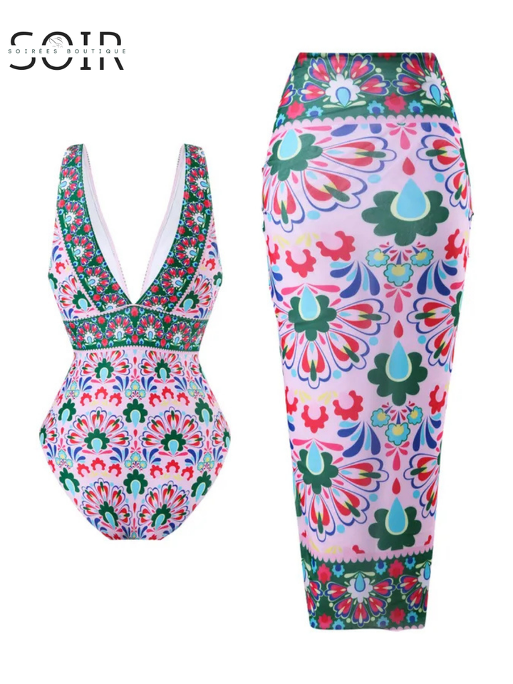 Coastal Oracle Two-Piece Swim Set