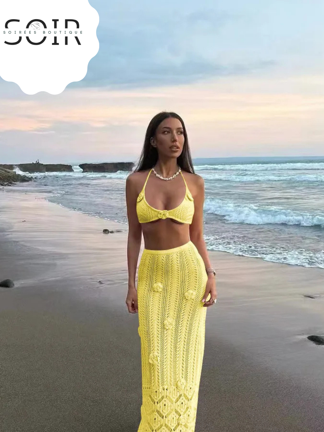 Soléa Bloomdrift Swim Skirt Coverup Set