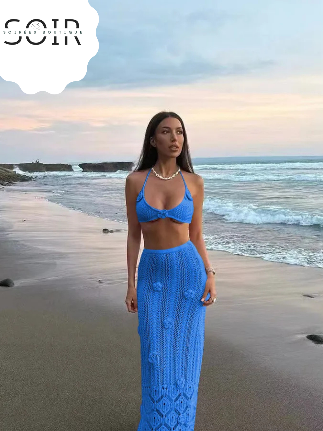 Soléa Bloomdrift Swim Skirt Coverup Set