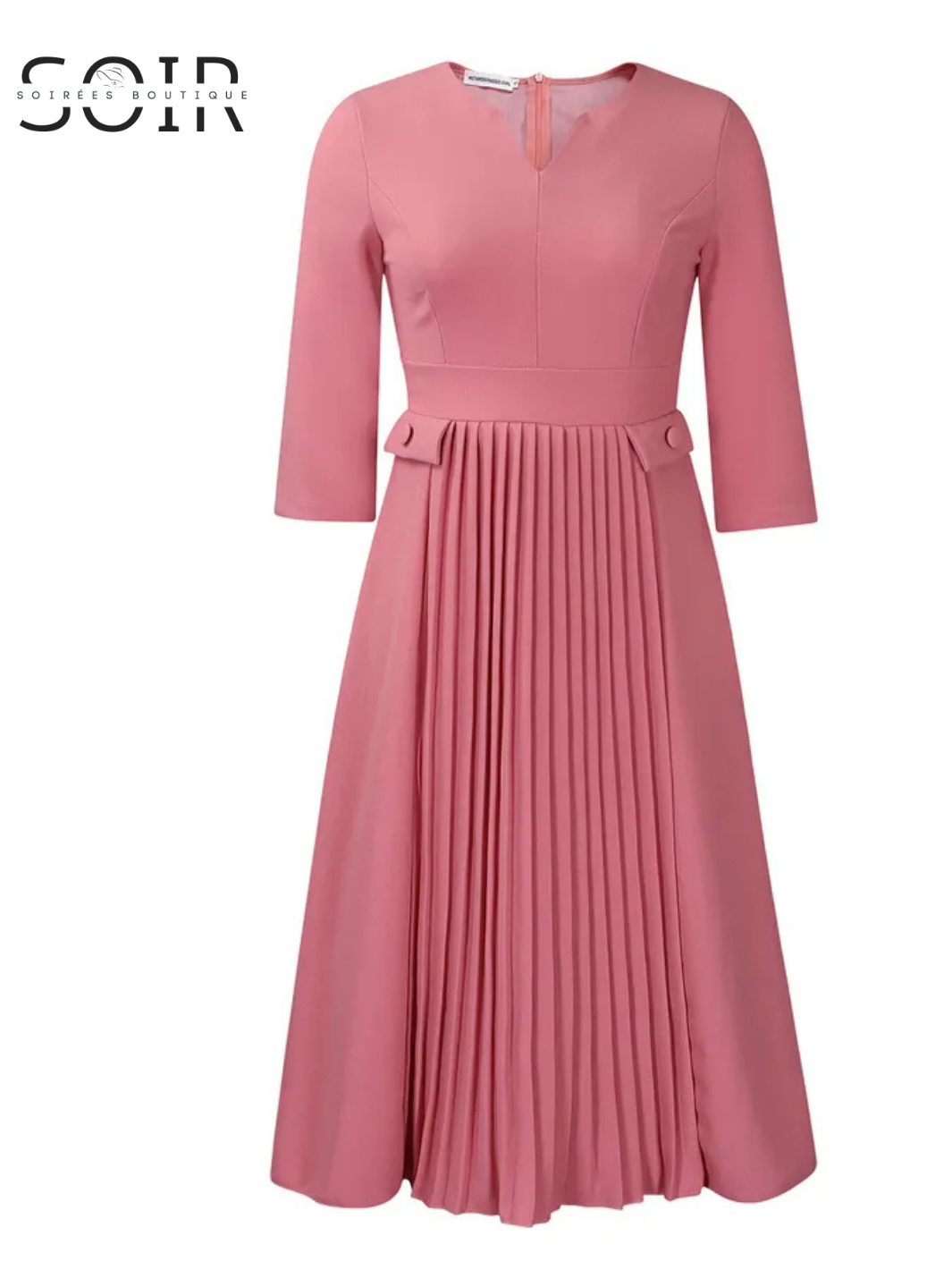 The Celestine Grace Pleated Dress