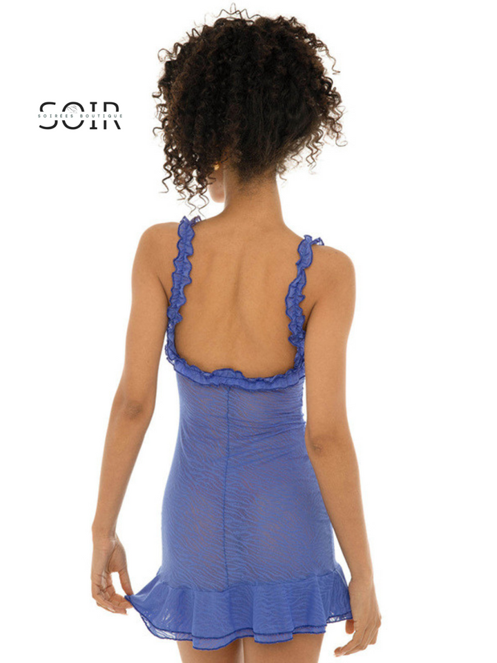 Wild Ruffle Whisper Mini Summer Dress - Soirées Boutique