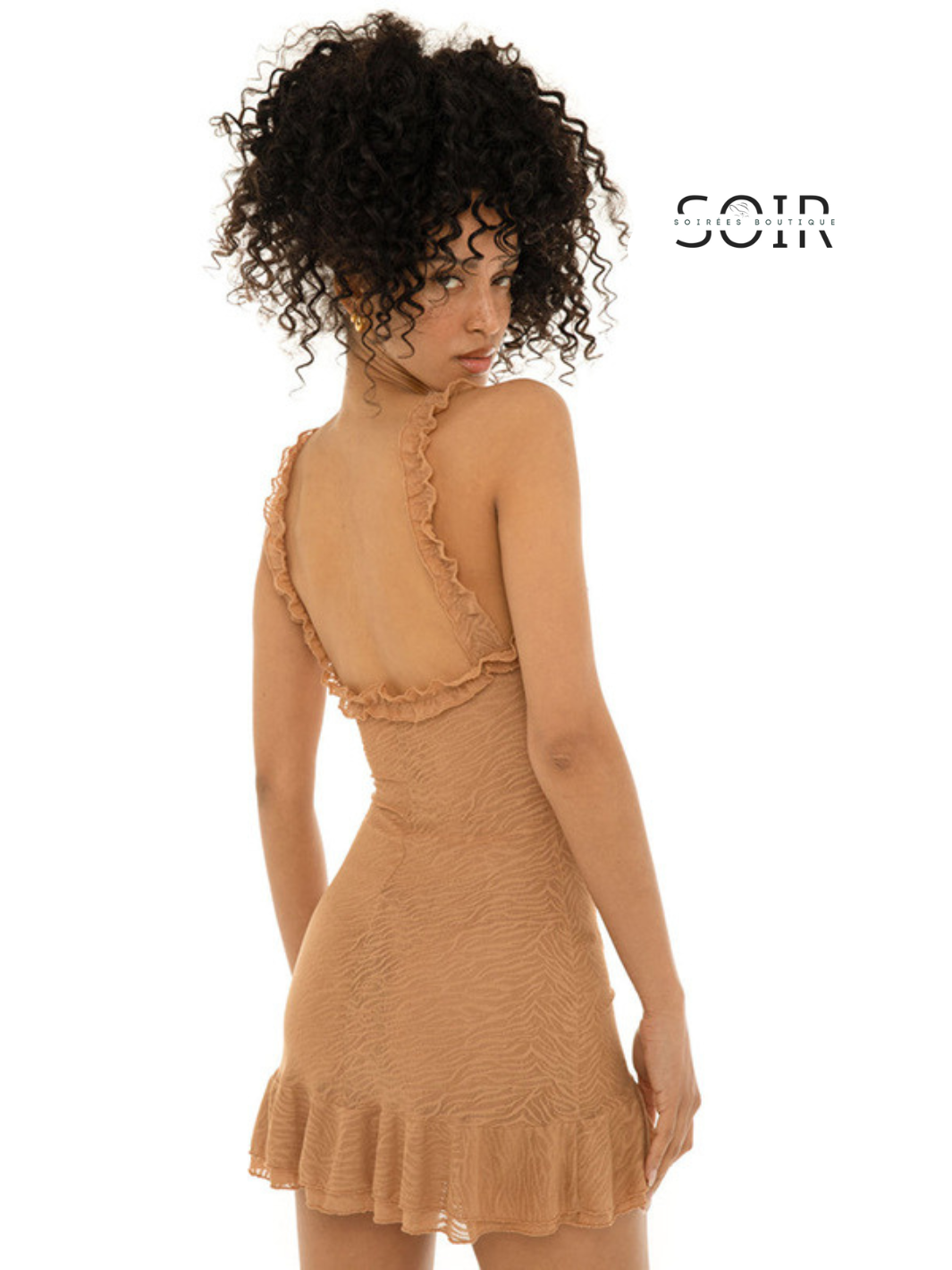 Wild Ruffle Whisper Mini Summer Dress - Soirées Boutique