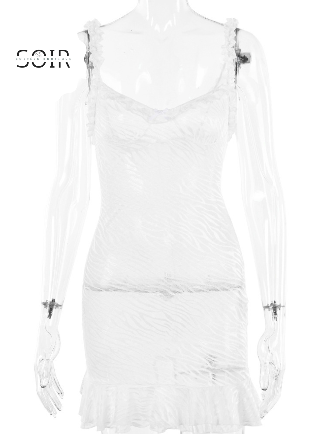 Wild Ruffle Whisper Mini Summer Dress - Soirées Boutique