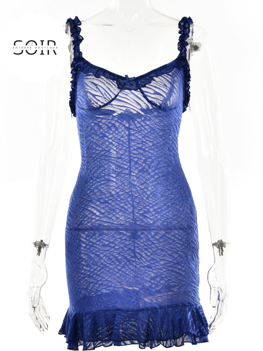 Wild Ruffle Whisper Mini Summer Dress - Soirées Boutique