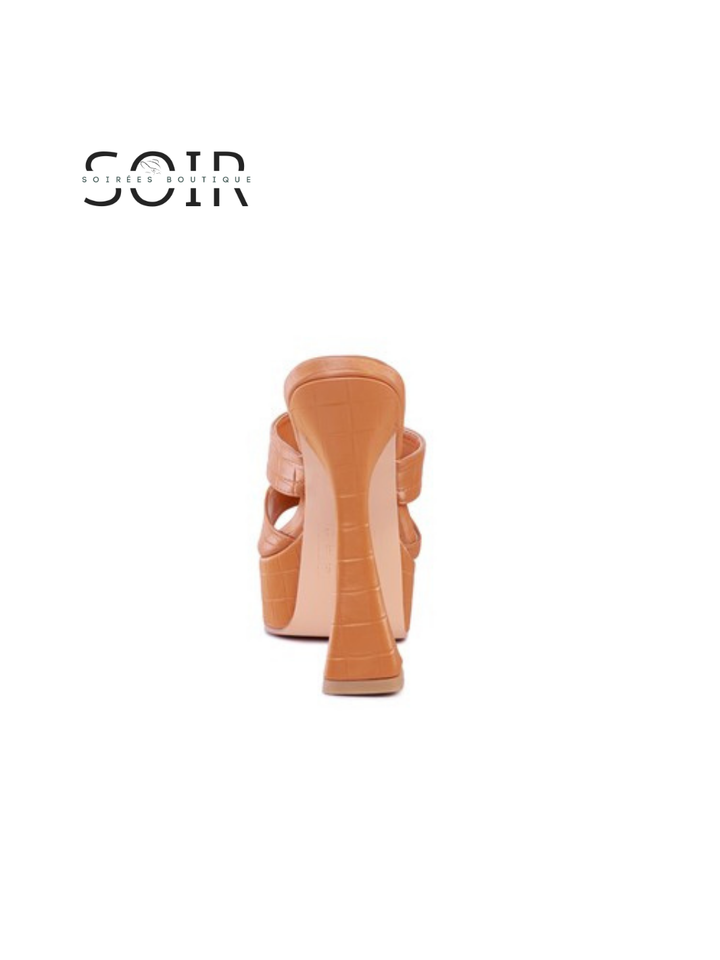 Raised Intentions Platform Sandal