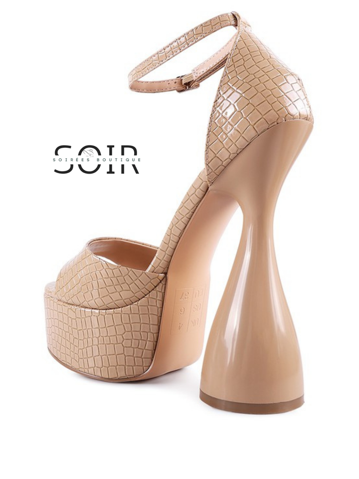 Croc Me Up Baby Platform Heels