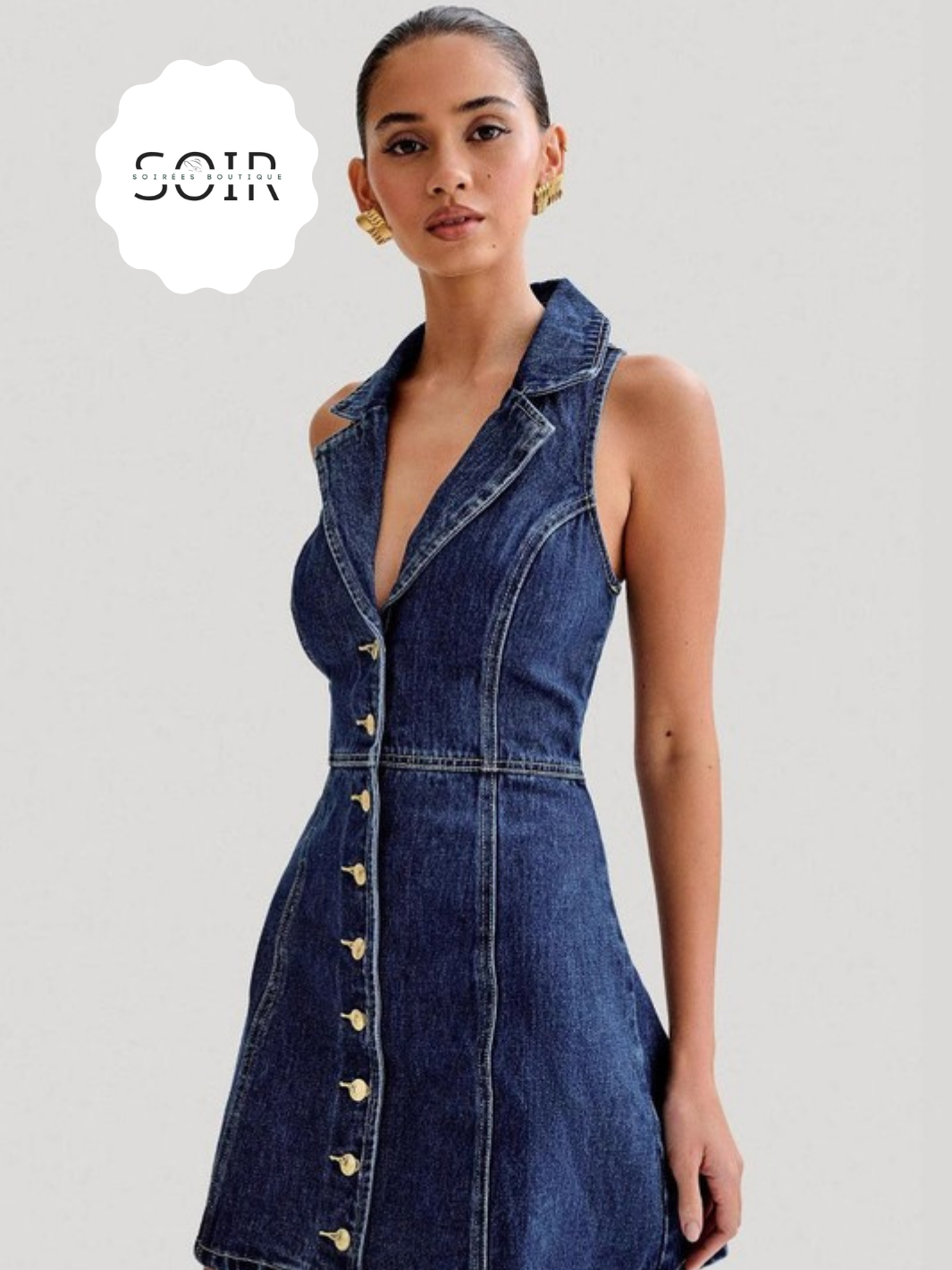 Bellamira Blues Denim Dress