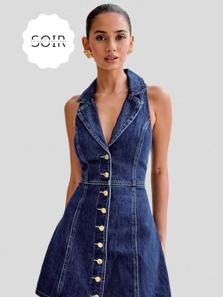 Bellamira Blues Denim Dress