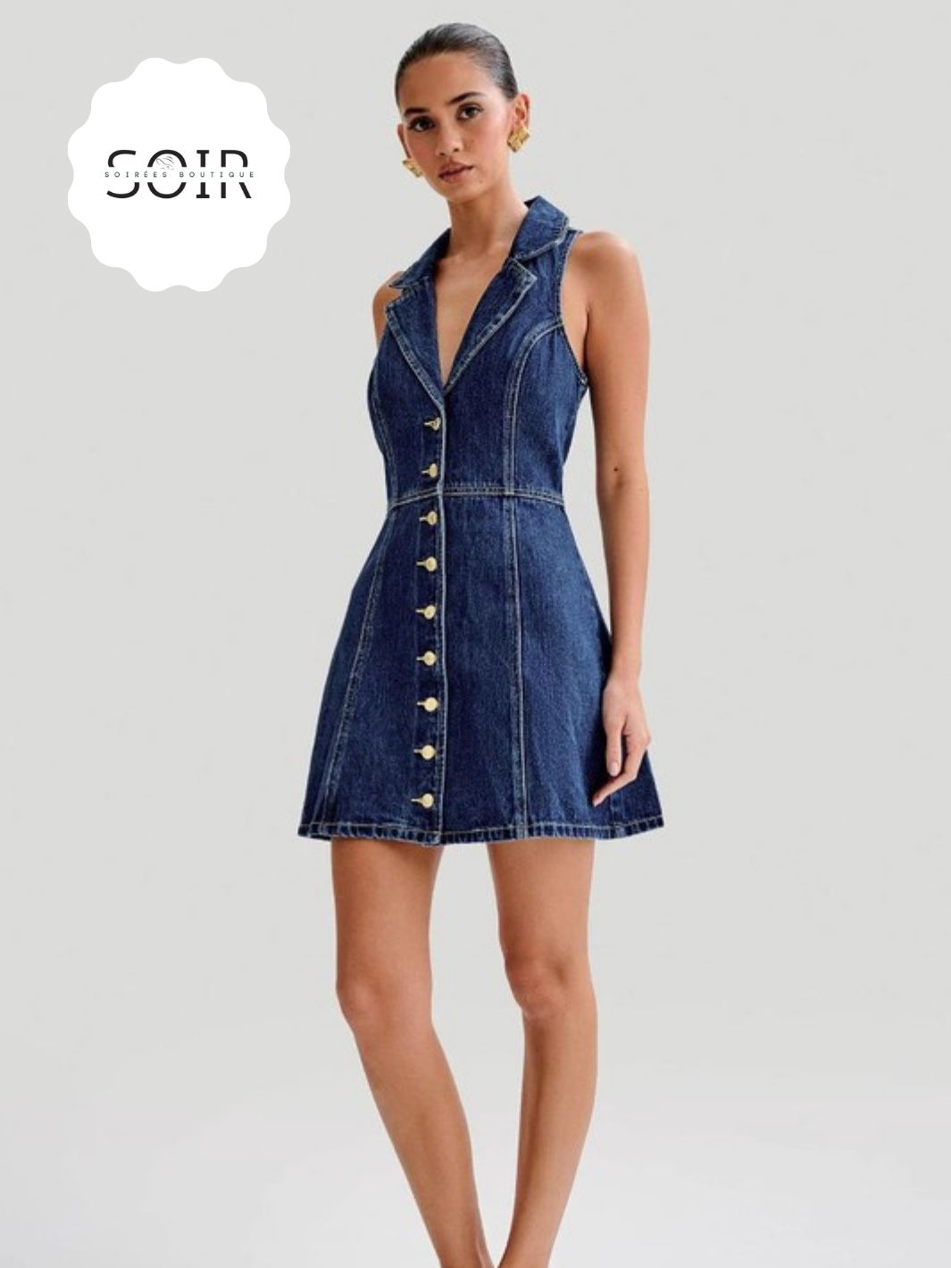 Bellamira Blues Denim Dress