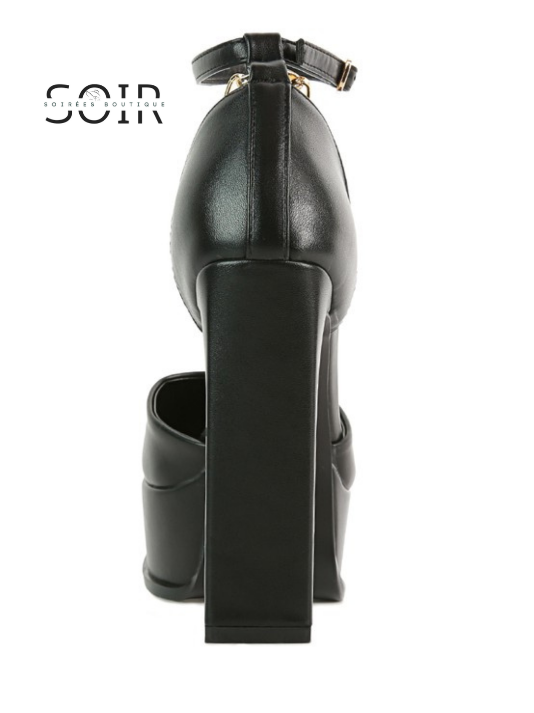 Minuit Doré Gilded Platform Heels