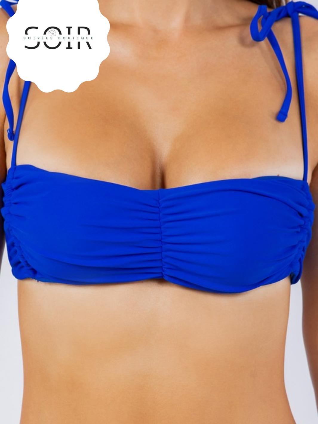 Coconut Chorus Two Piece Ruched Bikini