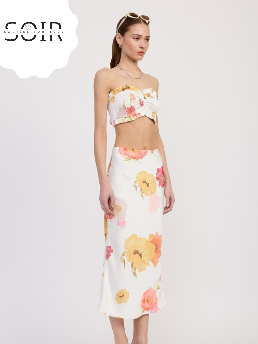 Blossom Ether Cropped Tube Top