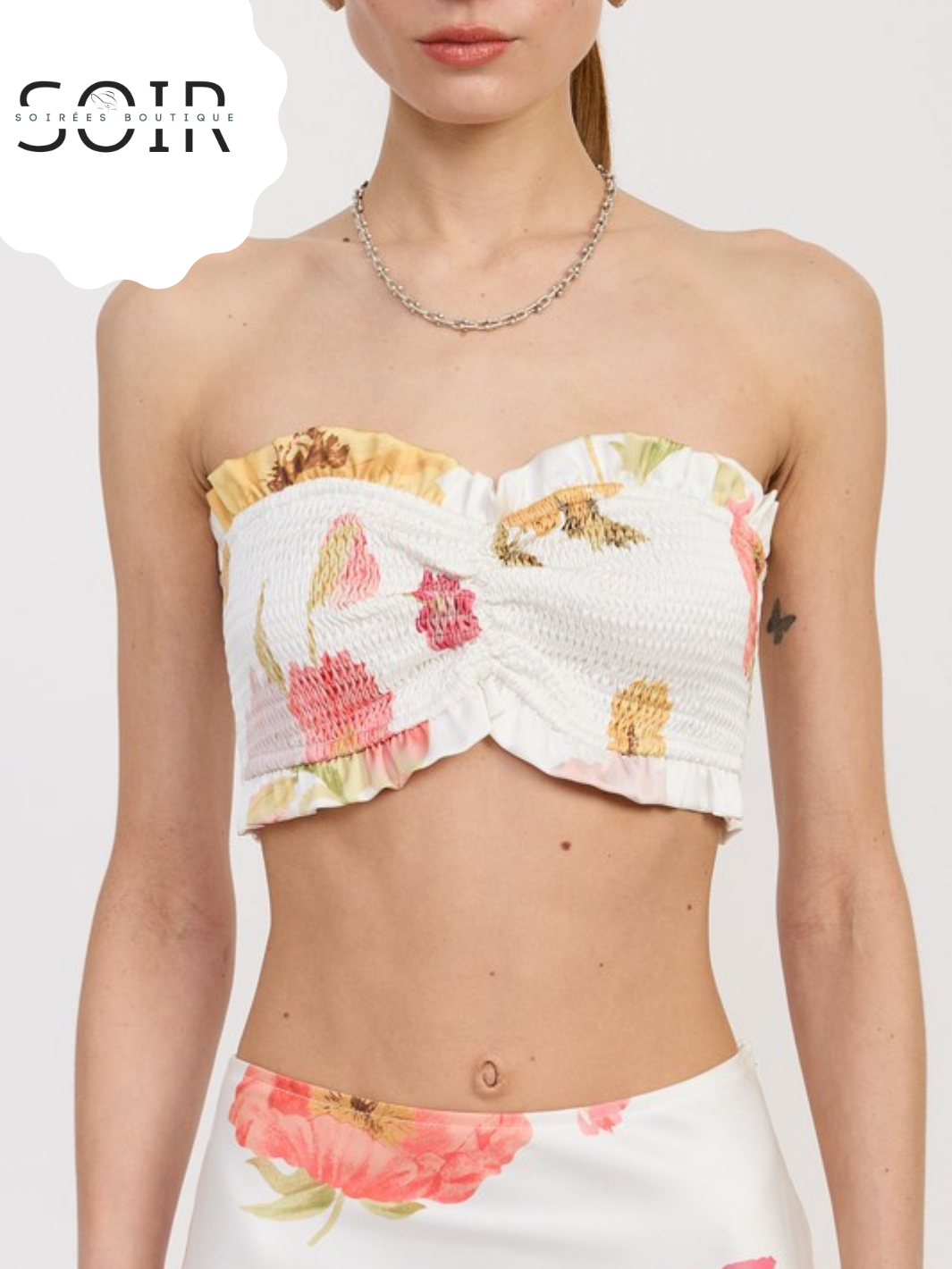 Blossom Ether Cropped Tube Top