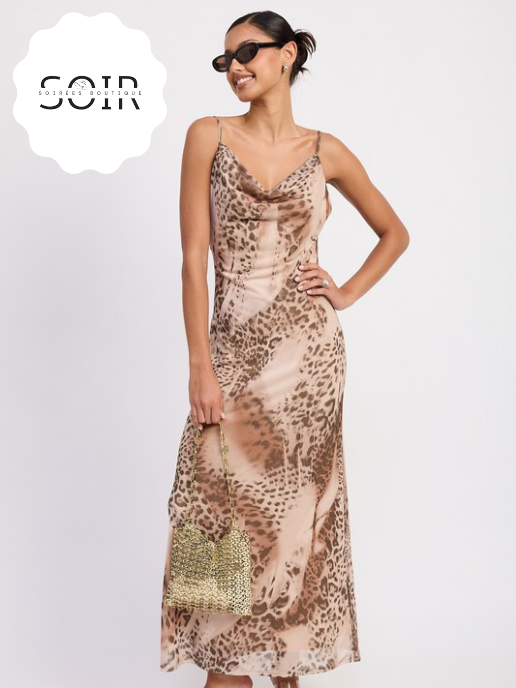 Savage Silk Leopard Slip Dress – Soirées Boutique Savage Silk Leopard Slip Dress – Soirées Boutique