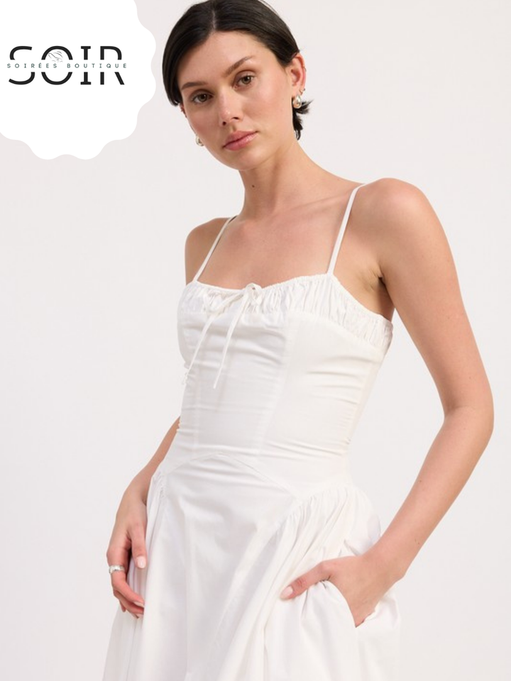 Cinched Reverie Bustier Dress