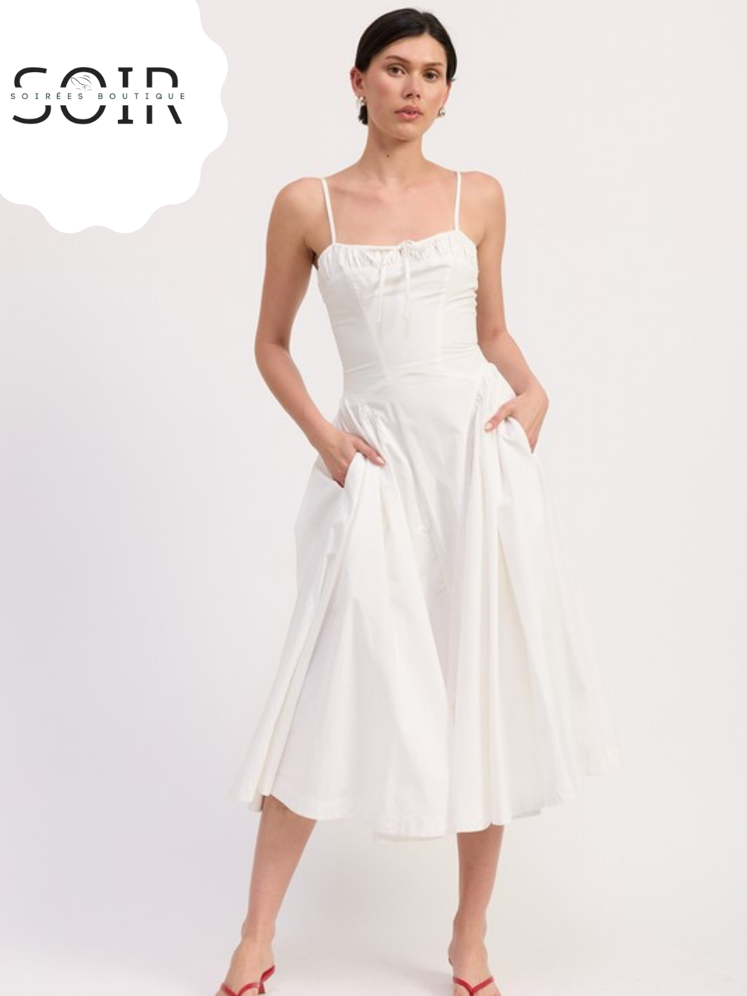 Cinched Reverie Bustier Dress