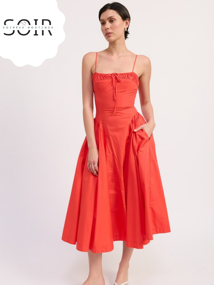 Cinched Reverie Bustier Dress