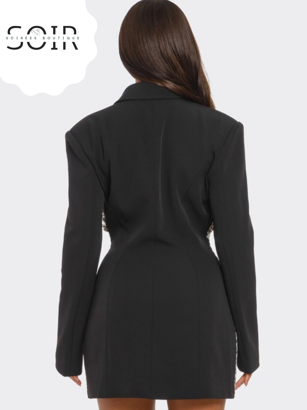Monovault Siren Houndstooth Blazer Dress