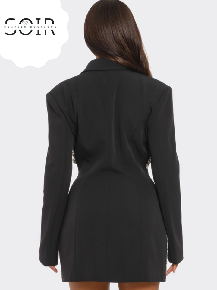 Monovault Siren Houndstooth Blazer Dress