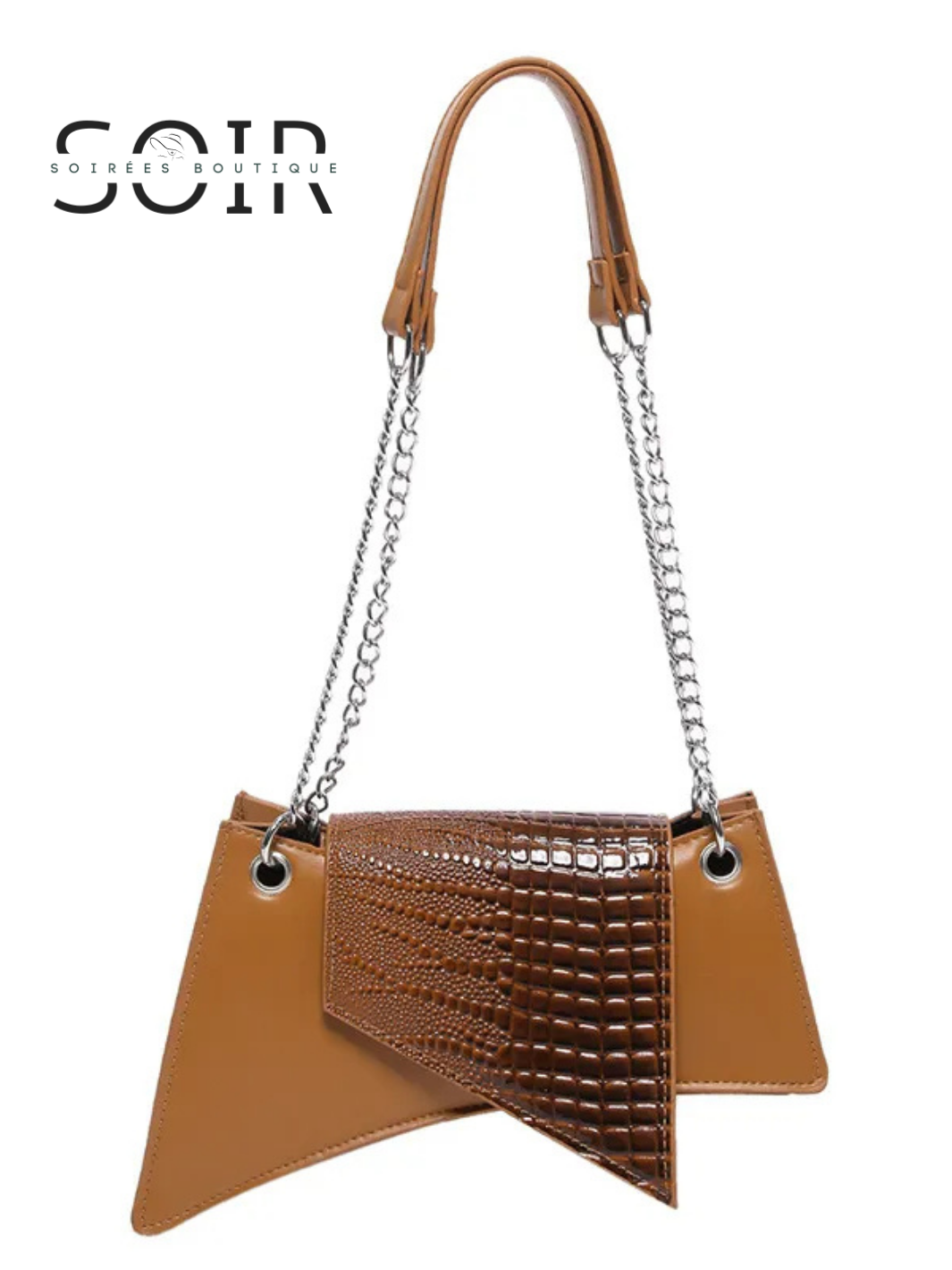 Croc Charmé Vintage Style Streetwear Shoulder Bag