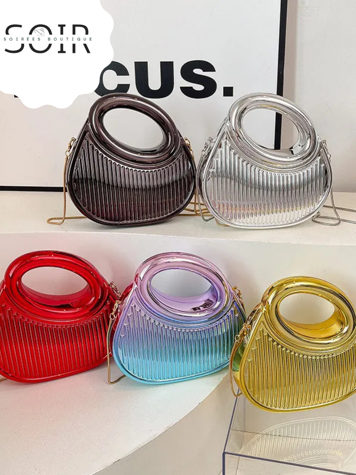 Lunar Luxe Acrylic Crossbody Bag