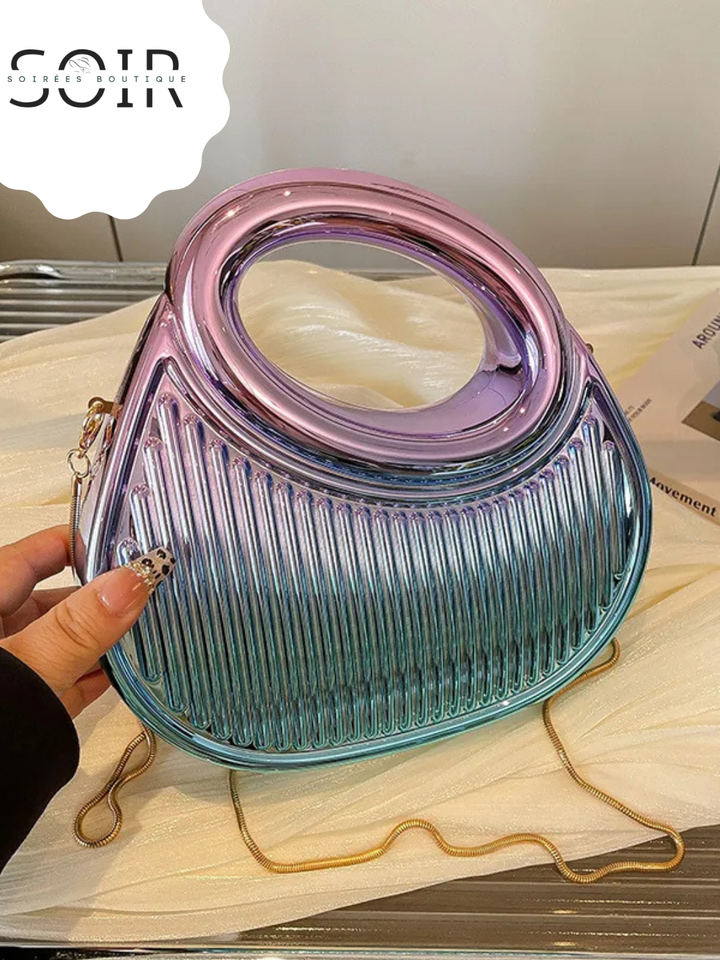 Lunar Luxe Acrylic Crossbody Bag
