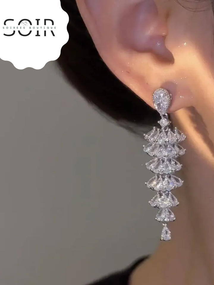Starlit Pines Drop Earrings