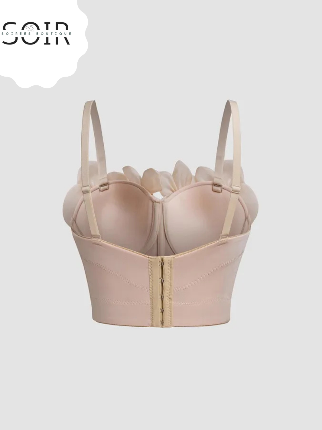 Crystal Bloom Bustier Tube Top