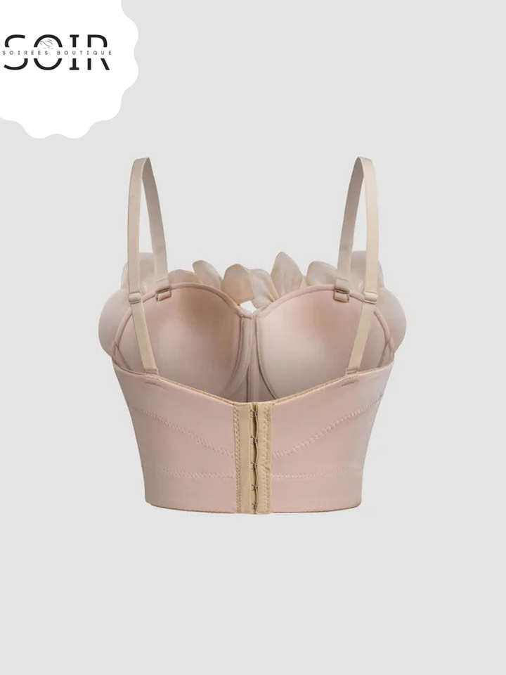 Crystal Bloom Bustier Tube Top